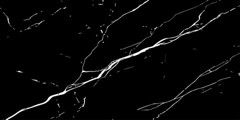 Elegant black marble texture with bold white natural veins forming dramatic cracks. High-resolution stone background ideal for luxury design, interior decor, tiles, surfaces, wallpapers, and branding.