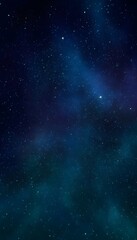 Vibrant starry night sky inspires awe a cosmic vista blending violet teal hues serene space