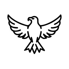 Obraz premium Soaring eagle illustration