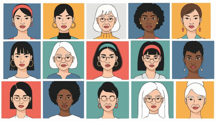 Diverse Women - A Portrait of Unity and Individuality.