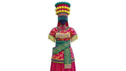 Traditional Yi Ethnic Costume