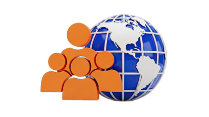 Global Community and Network Icons