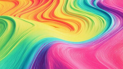 Swirling digital art of vibrant, layered colors creating a mesmerizing, abstract flow