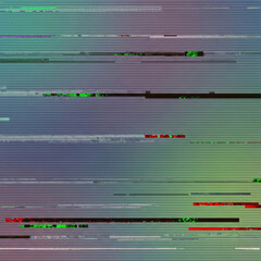 Fototapeta premium Digital Glitch Effect Abstract Background.