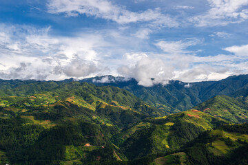 Natural and urban views of Vietnam