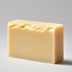 Handcrafted soap display studio product photography minimalist environment side view natural skincare concept