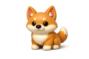 Charming dingo icon design for cute animal graphics and fun illustrations