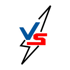 icons Versus isolated symbol vector. vs logo design illustration