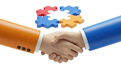 Business Partnership and Collaboration Concept