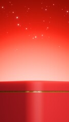 Luxurious Red Product Display