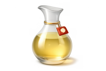 Swiss wine carafe icon for beverage presentation and design projects