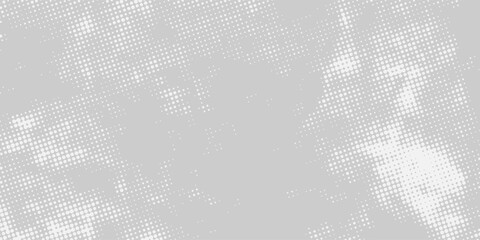 Abstract grey halftone background with dotted texture and soft gradient, ideal for modern design, branding, and digital projects.