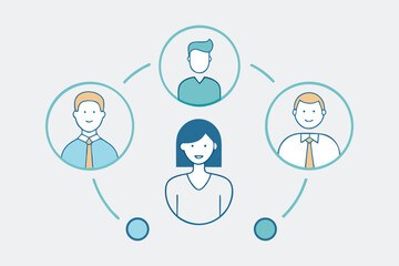 A vibrant collection of minimalist hand-drawn speech bubbles featuring exclamations and questions, illustrating dynamic communication and expressive conversation concepts