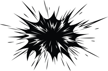 Line speed cartoon effect, boom explosion motion line element set. Comic boom burst, explosive smoke, line speed cartoon vector icon. Hand drawn sketch doodle action effects.