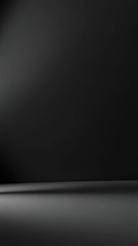3D animation of a smooth black transparent gradient shadow expanding and fading softly acros