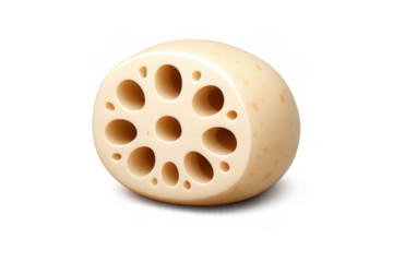 Minimalist lotus root icon design for graphic projects and applications