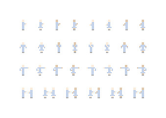 ビジネスで使えるドット風イラストセット6