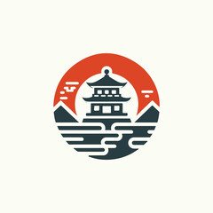 Japan Landmark Logo
