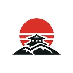 Japan Landmark Logo