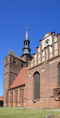 Historical Stephan Church in the Old Town of Tangerm&uuml;nde, Saxony - Anhalt