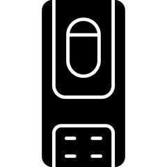 Antiseptic Dispenser Icon Vector Element