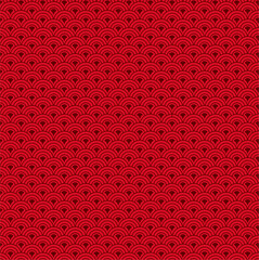Chinese Pattern New Year. Red Chinese Pattern for Imlek. Oriental Pattern. Red Seamless Pattern. Japanese Seamless Pattern. Asian Oriental Pattern.