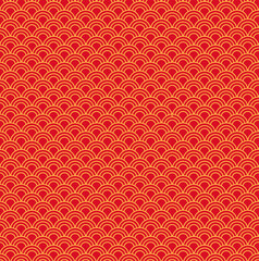 Chinese Pattern New Year. Red Chinese Pattern for Imlek. Oriental Pattern. Red Seamless Pattern. Japanese Seamless Pattern. Asian Oriental Pattern.