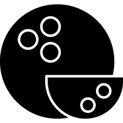 Coconut Icon Vector Element