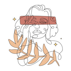 line, modern, holiday, speech, message, motivation, concept, communication, sketch, single, doodle, black, graphic, isolated, creative, drawing, continuous, white, illustration, vector, design, line a