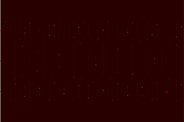Red Medical Virus DNA Strand Background. Immunology, Infection Danger, and Disease Research Data Concept