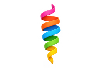 Colorful holi streamer design for celebration and decoration