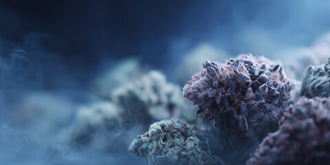 Abstract view of fluffy clouds creating a dreamy atmosphere