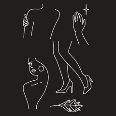 line, modern, holiday, speech, message, motivation, concept, communication, sketch, single, doodle, black, graphic, isolated, creative, drawing, continuous, white, illustration, vector, design, line a