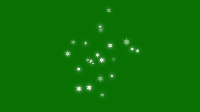 Magic white glitter sparkle stars animation on green screen, glowing pixie dust line trail, twinkling starlight particles, luxury sparkle transition overlay, seamless looping 4K
