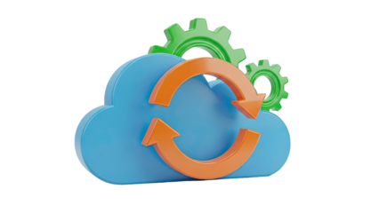 Cloud Synchronization and Automation Icon