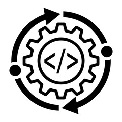 data integration Line Icon