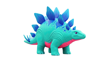 Cartoon Stegosaurus Dinosaur Toy