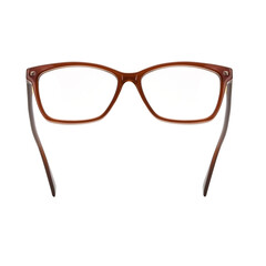 Glasses of flying on white and grey background for promo or advertising banner