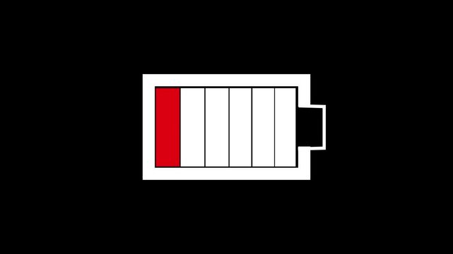 battery charge indicator. Charge and recharge vector illustration and symbol