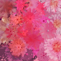 pink flowers background