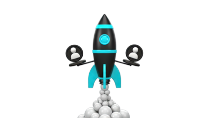 Rocket Launching with User Icons
