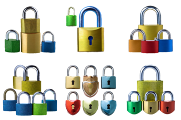Colorful Padlocks Collection