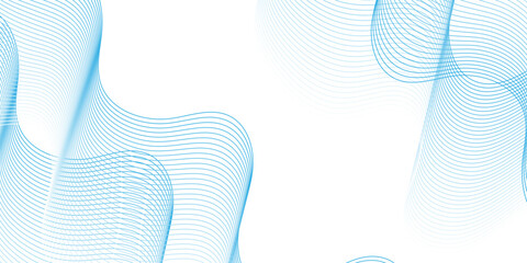 Glowing waveform frequency futuristic energy sound waves technology concept background. Abstract blue wave line vector business texture. Pattern line blend curve flow futuristic background.