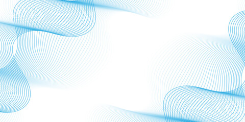 Glowing waveform frequency futuristic energy sound waves technology concept background. Abstract blue wave line vector business texture. Pattern line blend curve flow futuristic background.