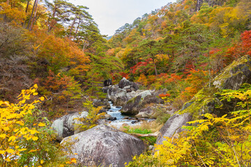 日本の風景・秋　山梨県甲府市　紅葉の昇仙峡  © Yuta1127