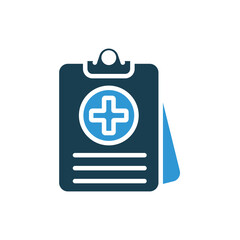 Obraz premium health icons outline and Flat Style,transparent background