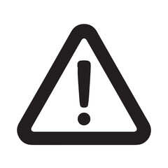 Warning symbol triangle with exclamation mark alert sign caution danger alert icon