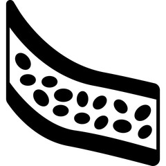 Blood Drop Liquid Fill Icon: Medical and Healthcare