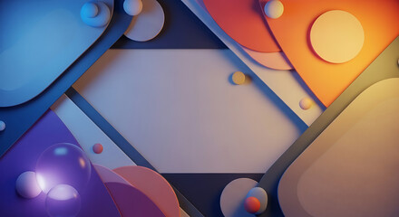 Overlapping Geometric Shapes with Spheres and Gradient Colors Abstract Background Keywords: abstract, geometric, shapes, spheres, gradient, Full HD 4K Video Download 2025 2026