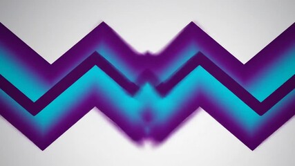 Abstract purple and teal wave design element with light gradients and animation on a white background